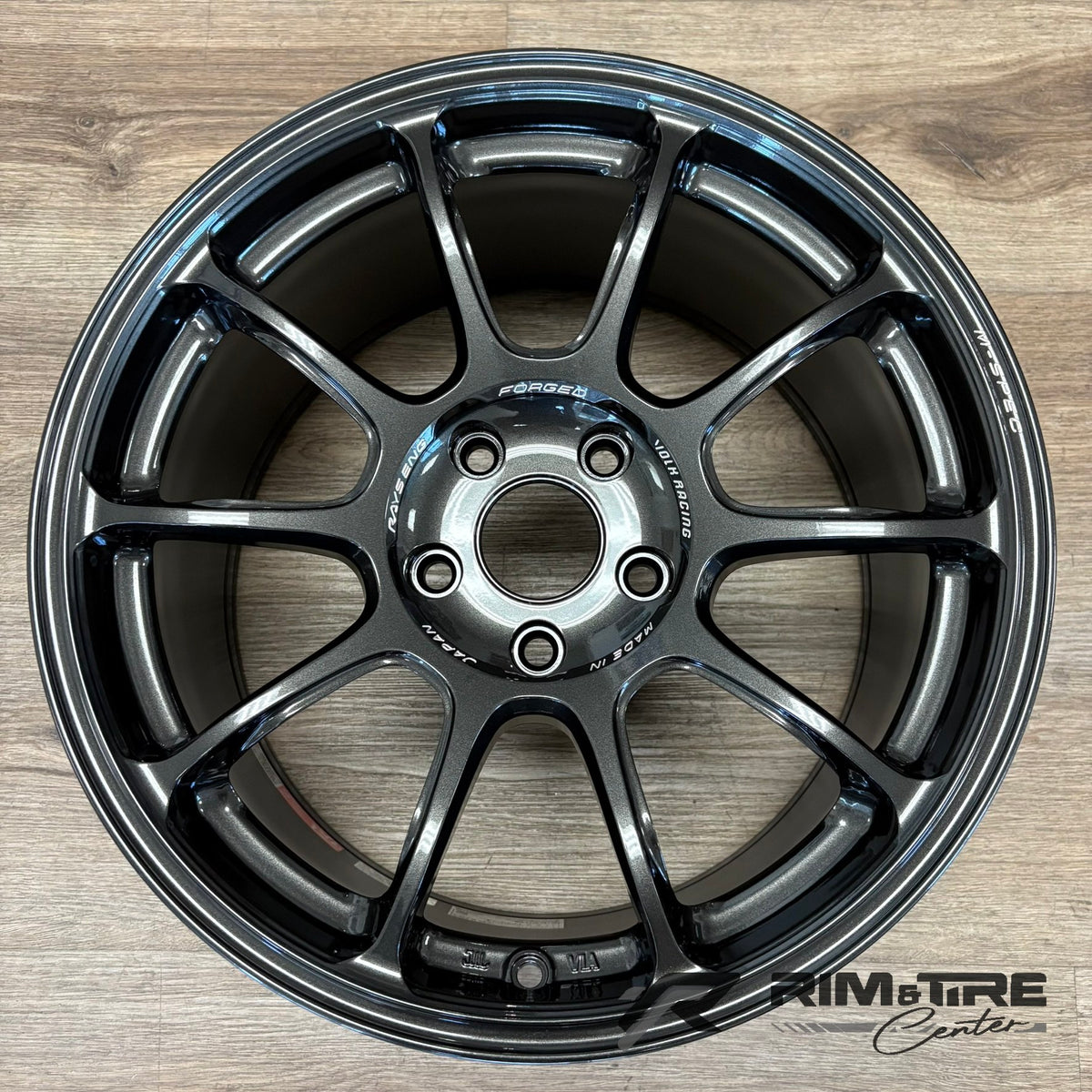 Volk Racing ZE40 M-Spec 17x9.5 +44 5x114.3 Diamond Dark Gunmetal (Set of 4) WKZMR44EMM
