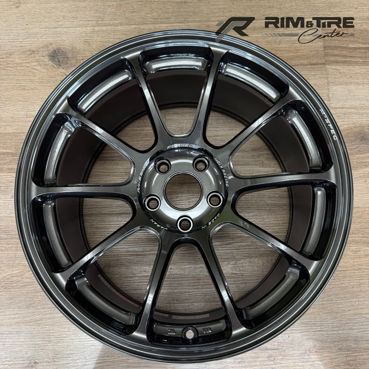 Volk Racing ZE40 M-Spec 18x9.5 +21 5x114.3 Diamond Dark Gunmetal (Set of 4) WKZMX21EMM