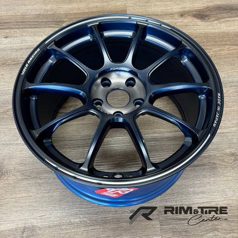 Volk Racing ZE40 Time Attack III 18x9.5 +44 5x120 Metallic Blue / Matte Dark Clear (Set of 4) WKZTX44WLM