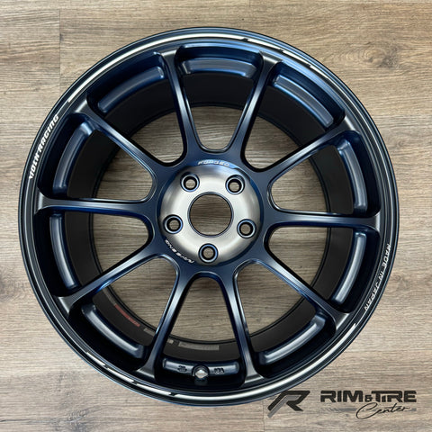 Volk Racing ZE40 Time Attack III 18x9.5 +44 5x120 Metallic Blue / Matte Dark Clear (Set of 4) WKZTX44WLM