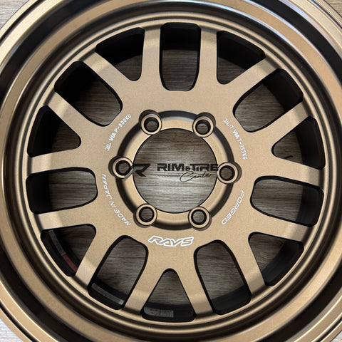 Rays Offroad Forged 07X 17x8 +0 6x139.7 Bronze (Set of 4) WOXO00KA