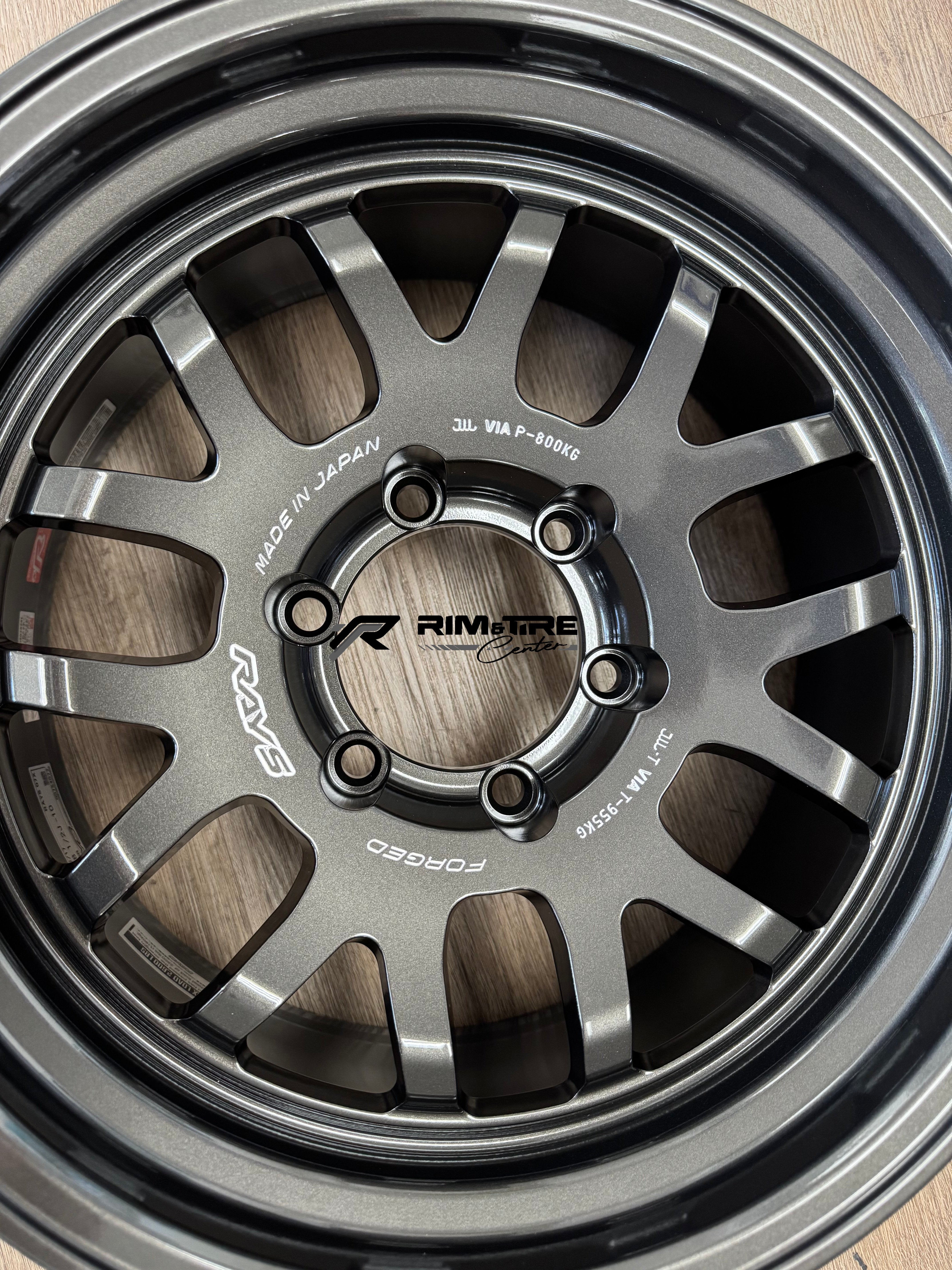 17x7 Rims Rays Rays Offroad Forged 07X 17x8.5 -10 6x139.7 Diamond Black (Set of 4) WO ...