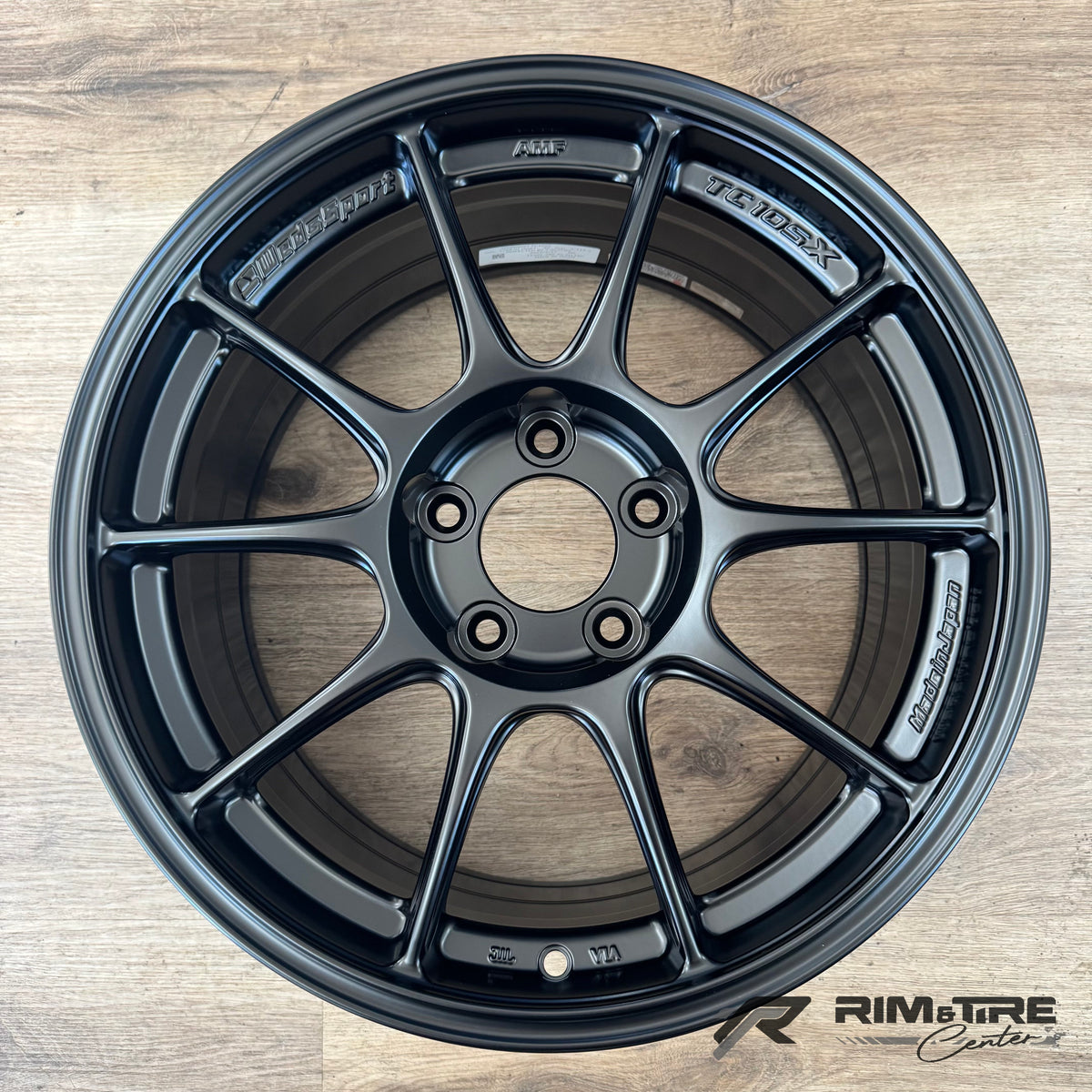 Weds TC105X 17x9 +49 5x114.3 Matte Black (Set of 4) 73846