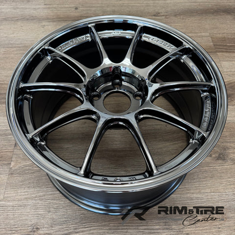 Weds TC105X 17x9 +49 5x114.3 SBC Black Chrome (Set of 4) 74927