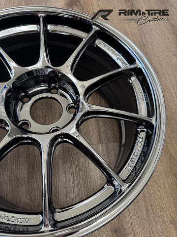 Weds TC105X 17x9 +49 5x114.3 SBC Black Chrome (Set of 4) 74927
