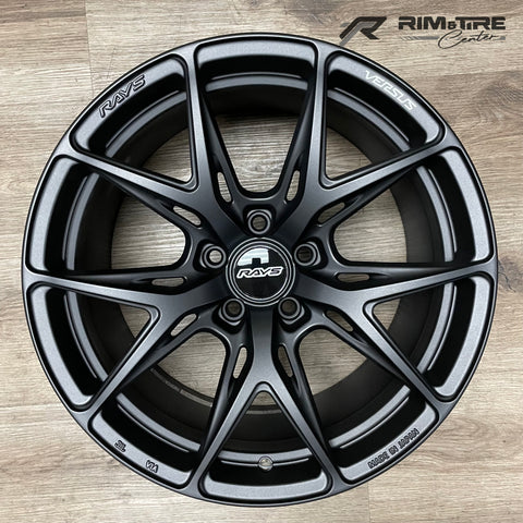 Rays Versus VV21S 18x9.5 +38 5x120 Matte Super Dark Gunmetal (Set of 4) WT2X38WAPJ