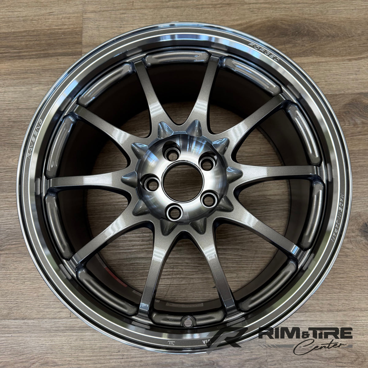 Volk CE28N-Plus SL 17x9.5 +44 5x100 Pressed Graphite (Set of 4) WV2PSR44DPG