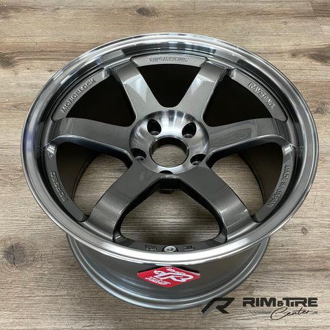 Volk Racing TE37SL 18x9.5 +22/18x10.5 +20 5x120 Pressed Graphite (Staggered Set of 4) WVDX22WPG/WVDAC20WPG