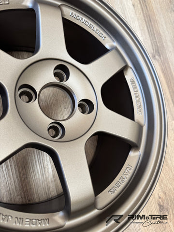 Volk Racing TE37SL 15x8 +35 4x100 Blast Bronze (Set of 4) WVDE35APBB