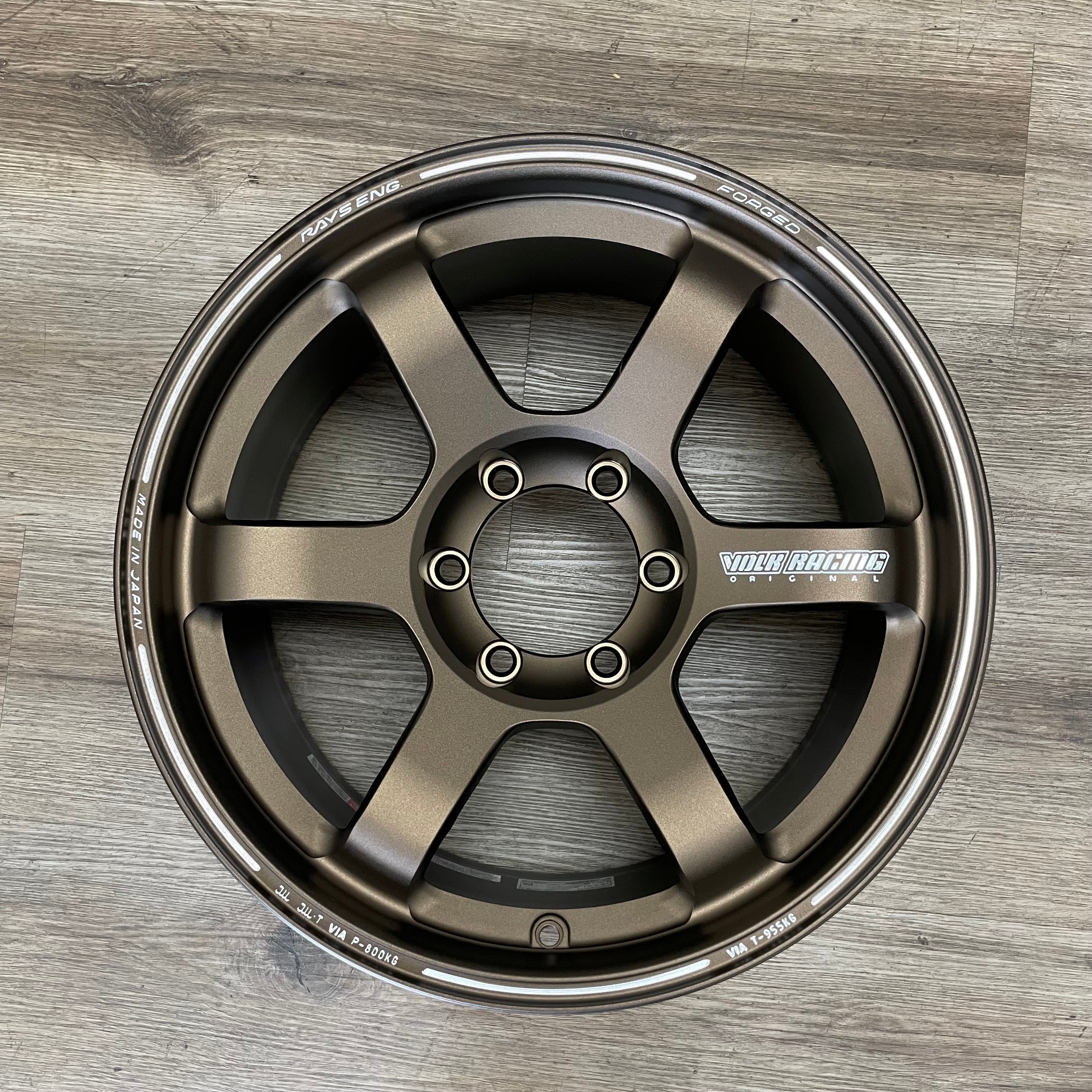 Pcd Rims Volk Racing TE37 Large PCD Progressive II 18x9 +0 6x139.7 Bronze (Set ...