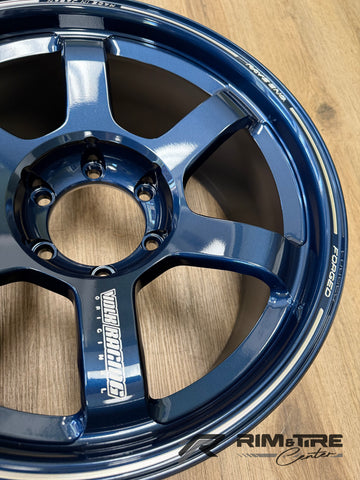 Volk TE37 Large PCD Progressive II 18x9 +0 6x139.7 Mag Blue (Set of 4) WVDEW00KD