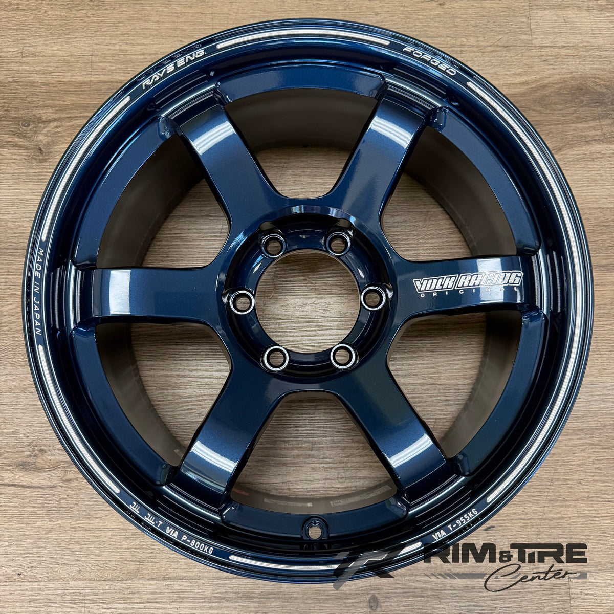Volk TE37 Large PCD Progressive II 18x9 +0 6x139.7 Mag Blue (Set of 4) WVDEW00KD