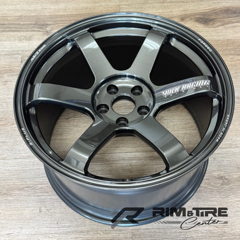 Volk TE37 Saga S-Plus 19x9.5 +25/19x10.5 +33 5x112 Diamond Dark Gunmetal (Staggered, Set of 4)