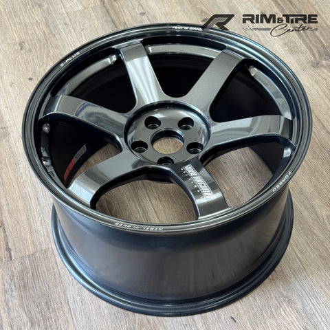 Volk TE37 Saga S-Plus 19x9.5 +25/19x10.5 +33 5x112 Diamond Dark Gunmetal (Staggered, Set of 4)