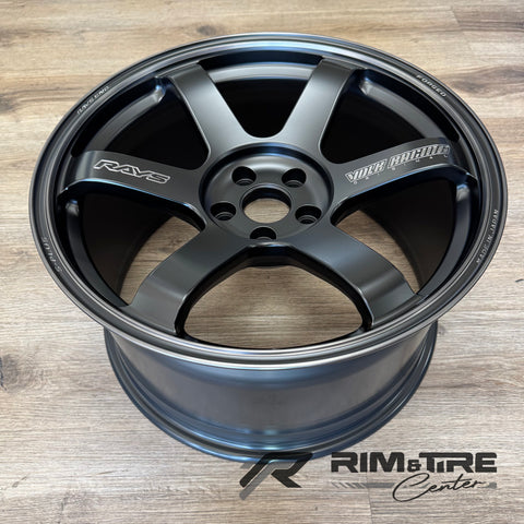 Volk TE37 Saga S-Plus Black Shadow Ltd 19x9.5 +25/19x10.5 +35 5x112 Matte Translucent Black (Staggered, Set of 4) WVDG2425MPH/WVDG2633MPH