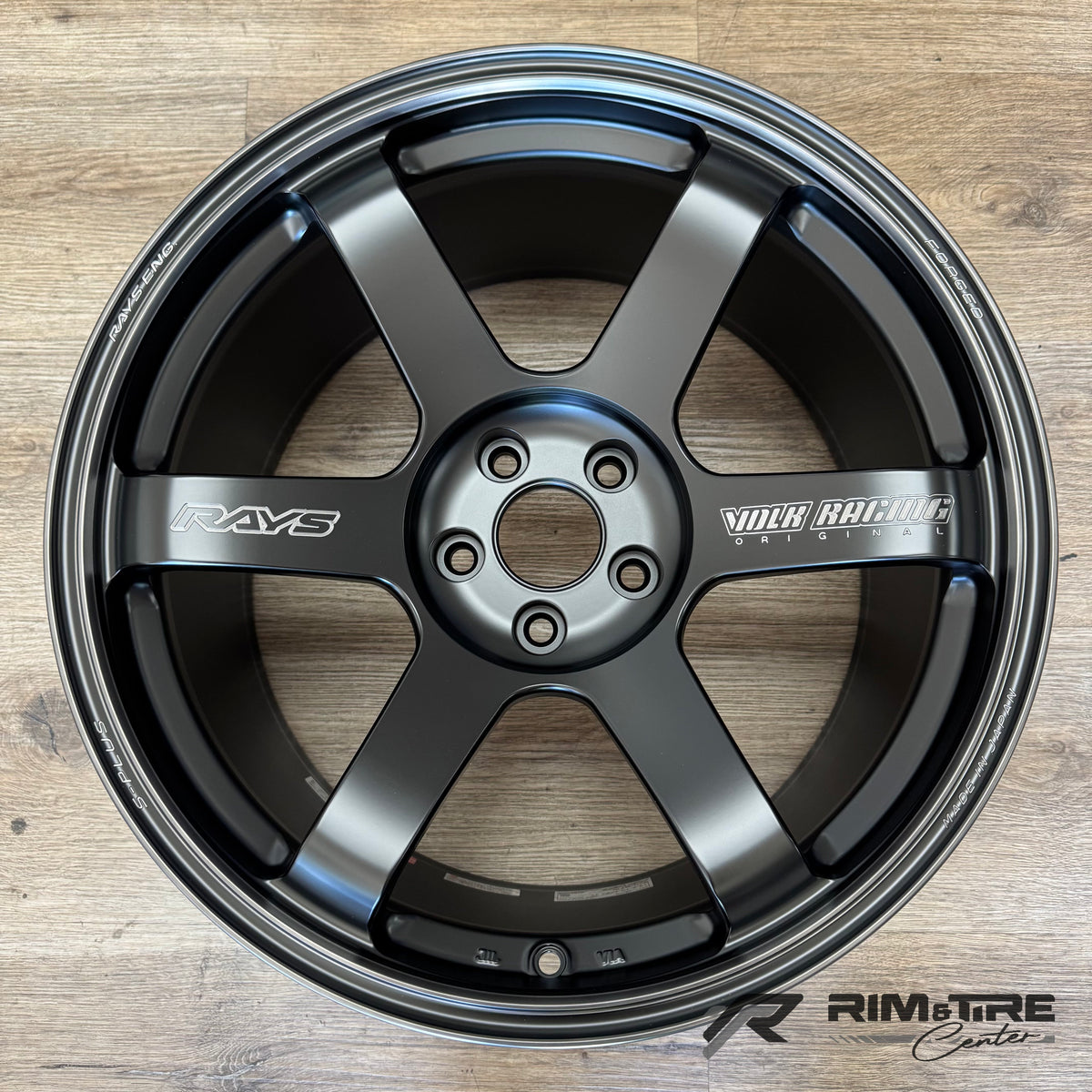 Volk TE37 Saga S-Plus Black Shadow Ltd 19x9.5 +25/19x10.5 +35 5x112 Matte Translucent Black (Staggered, Set of 4) WVDG2425MPH/WVDG2633MPH