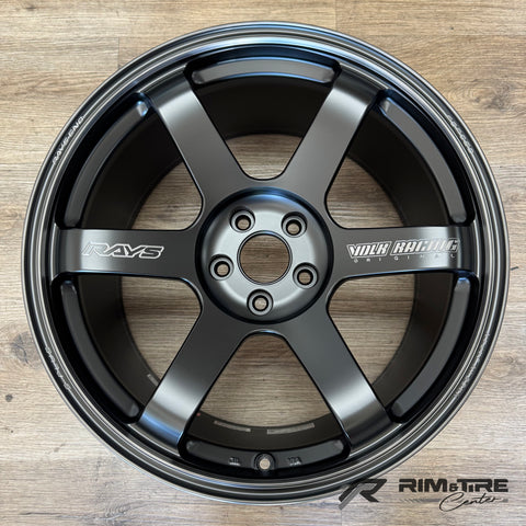 Volk TE37 Saga S-Plus Black Shadow Ltd 19x9.5 +25/19x10.5 +35 5x112 Matte Translucent Black (Staggered, Set of 4) WVDG2425MPH/WVDG2633MPH