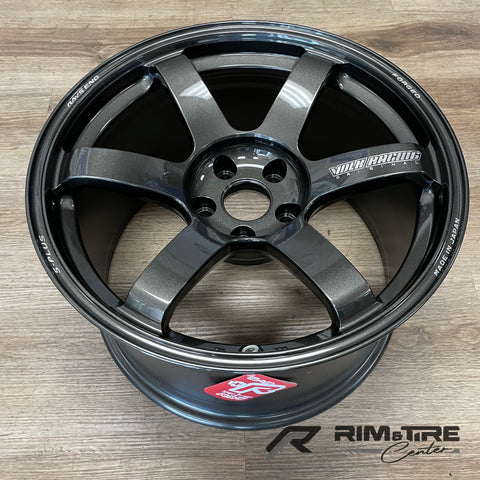 Volk Racing TE37 Saga S-Plus 18x9.5 +22/18x10.5 +24 5x114.3 Diamond Dark Gunmetal (Staggered, Set of 4) WVDG2X22EMM/WVDG2AC24EMM