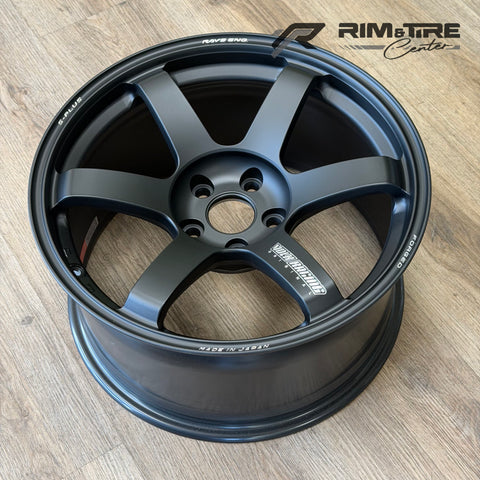 Volk Racing TE37 Saga S-Plus 18x9.5 +22 5x114.3 Matte Black(Set of 4) WVDG2X22EH