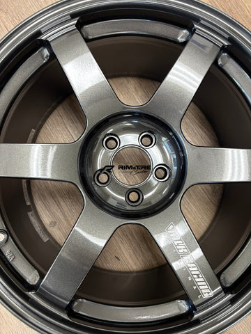 Volk Racing TE37 Saga S-Plus 18x9.5 +43 5x100 Diamond Dark Gunmetal (Set of 4) WVDG2X43DMM