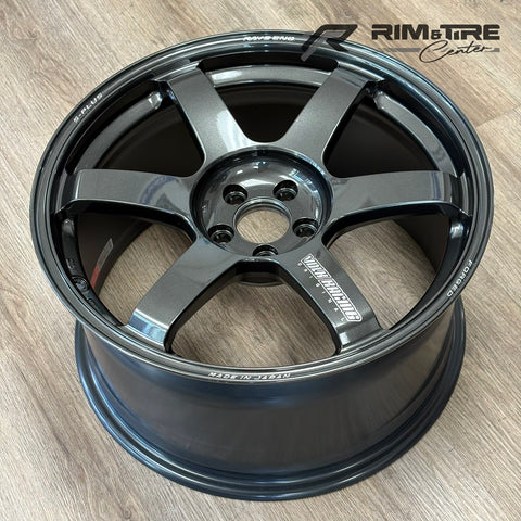 Volk Racing TE37 Saga S-Plus 18x9.5 +43 5x100 Diamond Dark Gunmetal (Set of 4) WVDG2X43DMM