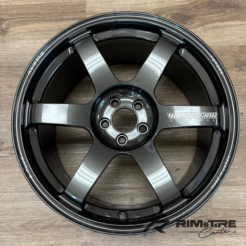 Volk Racing TE37 Saga S-Plus 18x9.5 +43 5x100 Diamond Dark Gunmetal (Set of 4) WVDG2X43DMM