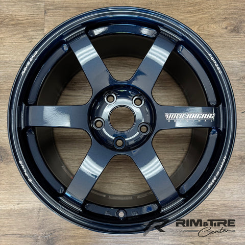 Volk Racing TE37 Saga S-Plus 18x9.5 +45 5x120 Mag Blue (Set of 4) WVDG2X45WD