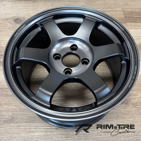 Volk Racing TE37SL Saga M-Spec 15x8 +35 4x100 Pressed Black (Set of 4) WVDGE35APB (Copy)