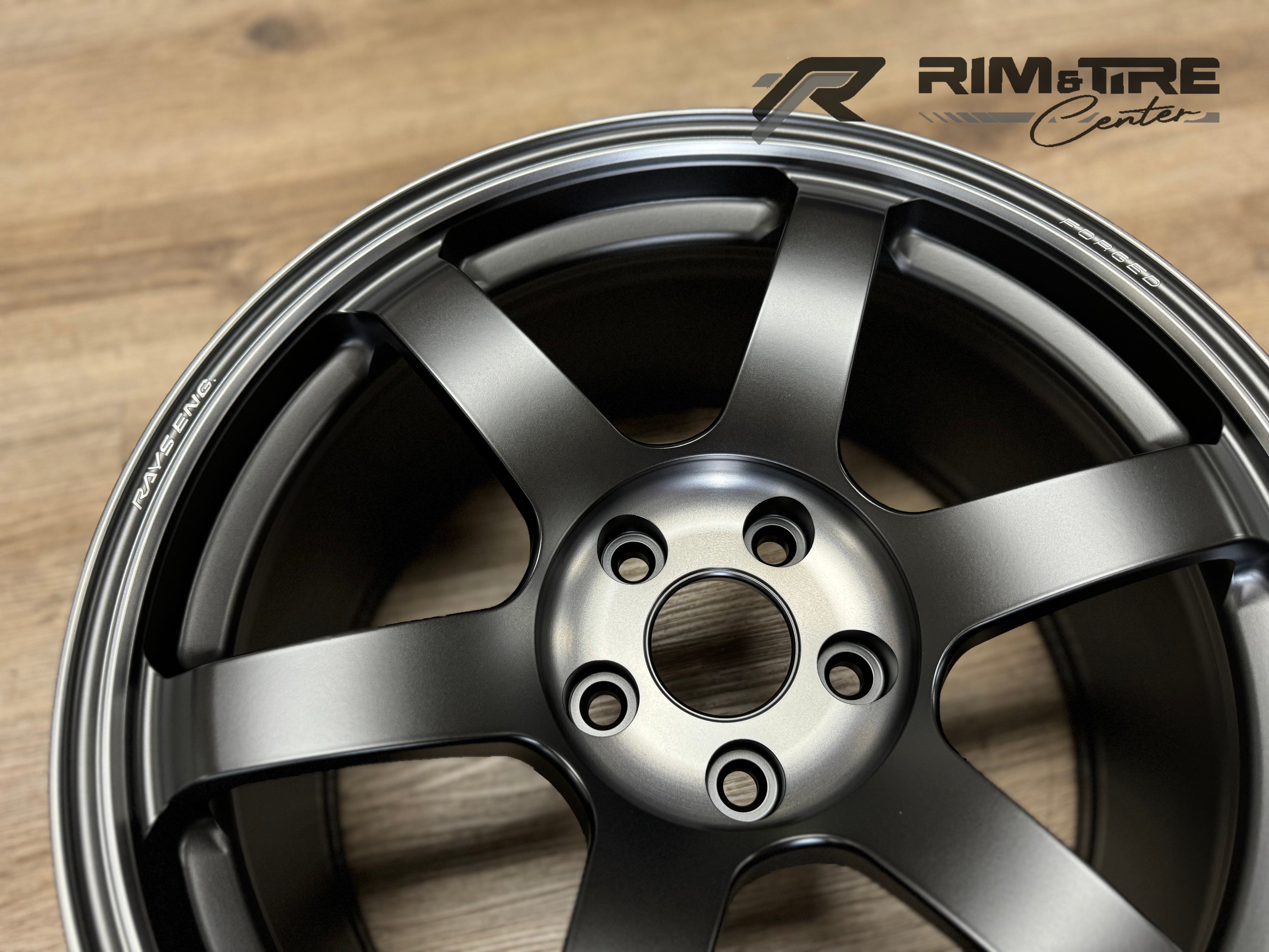Volk Racing TE37 Saga SL M-Spec 18x9.5 +39 5x114.3 Pressed Black (Set ...