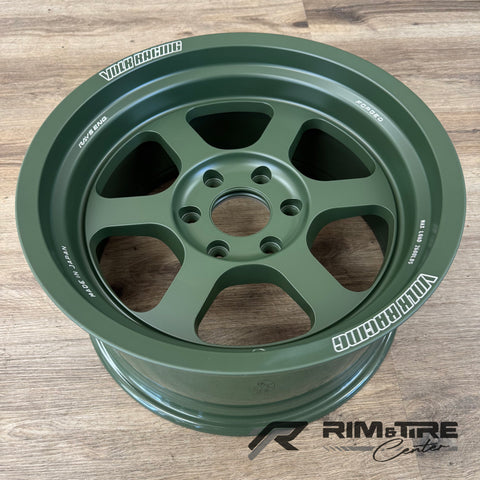 Volk Racing TE37XT M-Spec 18x9 -1 6x135 Matte Dark Green (Set of 4) WVDOW-01UMG