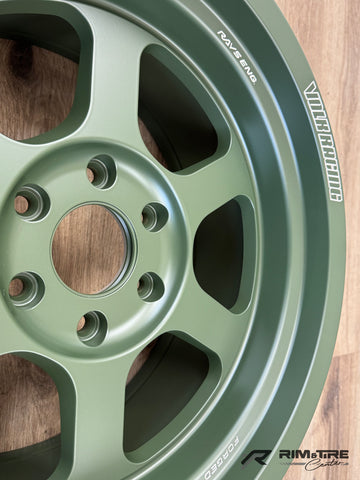 Volk Racing TE37XT M-Spec 18x9 -1 6x135 Matte Dark Green (Set of 4) WVDOW-01UMG