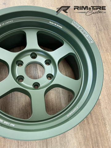 Volk Racing TE37XT M-Spec 18x9 -1 6x135 Matte Dark Green (Set of 4) WVDOW-01UMG