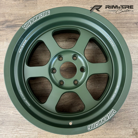 Volk Racing TE37XT M-Spec 18x9 -1 6x135 Matte Dark Green (Set of 4) WVDOW-01UMG