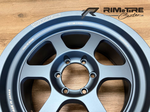 Volk Racing TE37XT M-Spec 18x9 +0 6x139.7 Matte Blue Gunmetal (Set of 4) WVDOW00KMEG