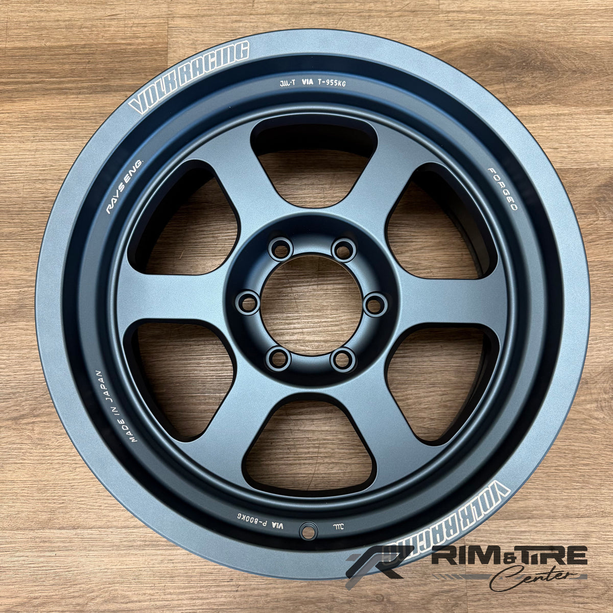 Volk Racing TE37XT M-Spec 18x9 +0 6x139.7 Matte Blue Gunmetal (Set of 4) WVDOW00KMEG