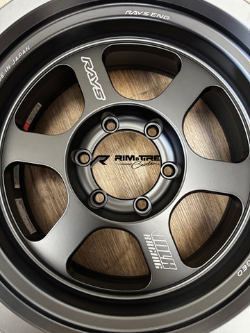 Volk Racing TE37XT Black Shadow LTD 17x8.5 -10 6x139.7 Matte Translucent Black (Set of 4) WVDTP-10KPH