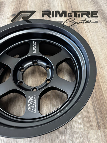 Volk Racing TE37XT Black Shadow LTD 17x8.5 -10 6x139.7 Matte Translucent Black (Set of 4) WVDTP-10KPH