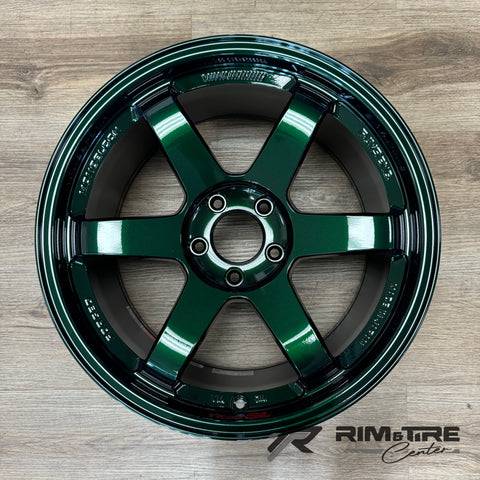 Volk Racing TE37SL 18x10 +40 5x114.3 Racing Green (Set of 4) WVDU40EPIG