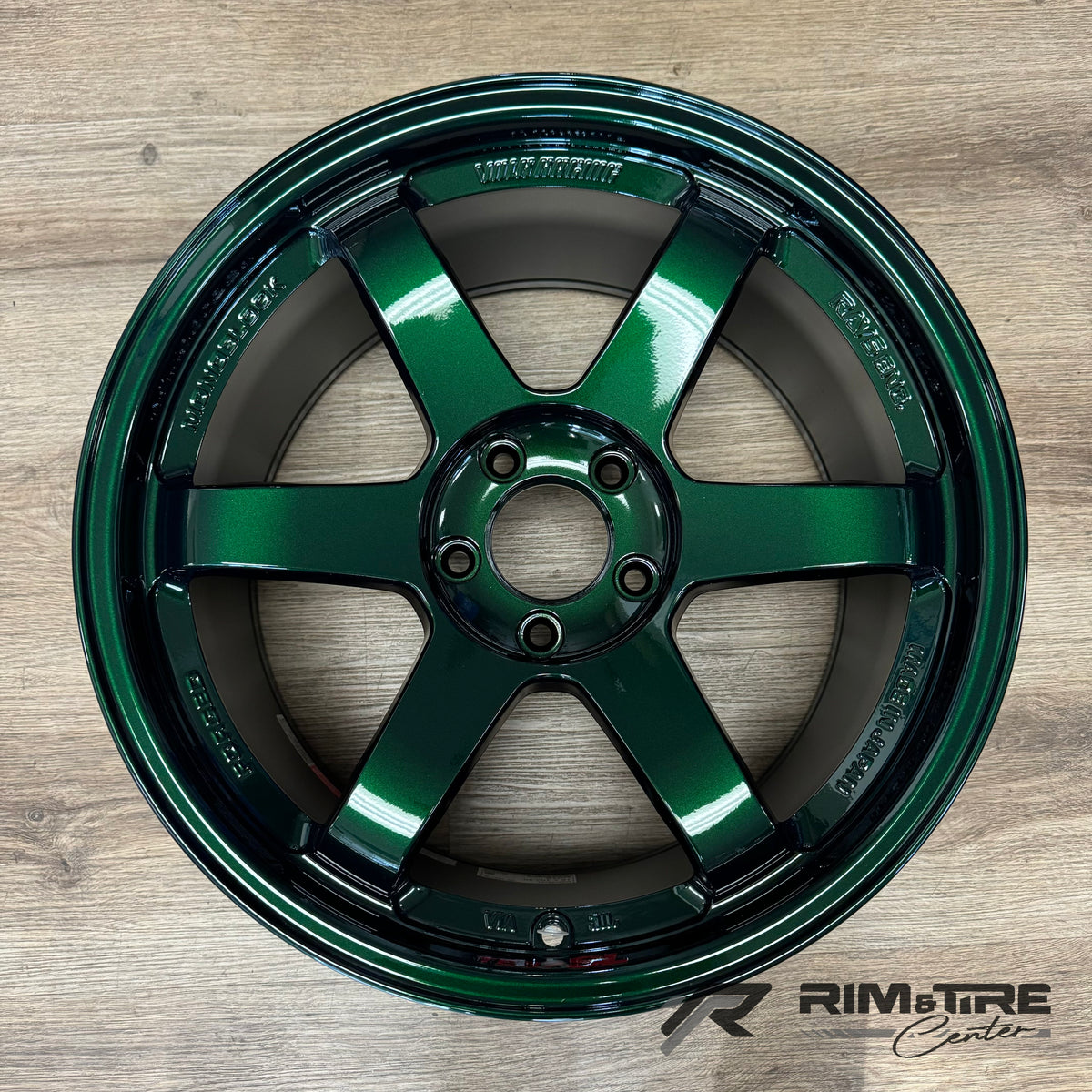 Volk Racing TE37SL 18x10 +40 5x114.3 Racing Green (Set of 4) WVDU40EPIG