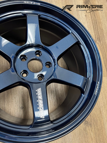Volk Racing TE37 Ultra M-Spec 19x9.5 +23/19x10.5 +35 5x112 Mag Blue (Set of 4) WVDU423MDM/WVDU635MDM