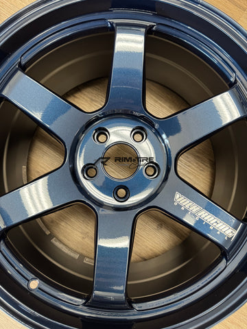 Volk Racing TE37 Ultra M-Spec 19x9.5 +23/19x10.5 +35 5x112 Mag Blue (Set of 4) WVDU423MDM/WVDU635MDM