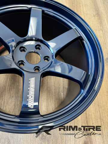 Volk TE37 Ultra M-Spec 20x9 +37/20x12 +48 5x114.3 Mag Blue (Staggered, Set of 4) WVDUAW37EDM/WVDUA848EDM