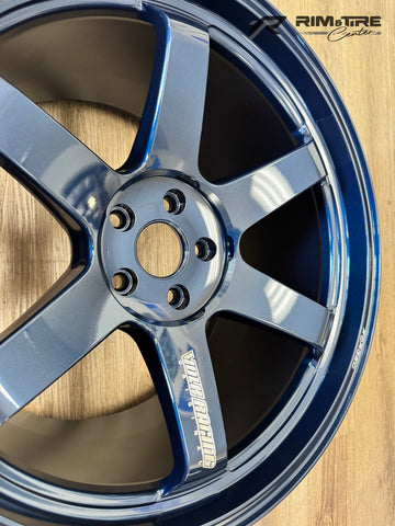 Volk TE37 Ultra M-Spec 20x9 +37/20x12 +48 5x114.3 Mag Blue (Staggered, Set of 4) WVDUAW37EDM/WVDUA848EDM