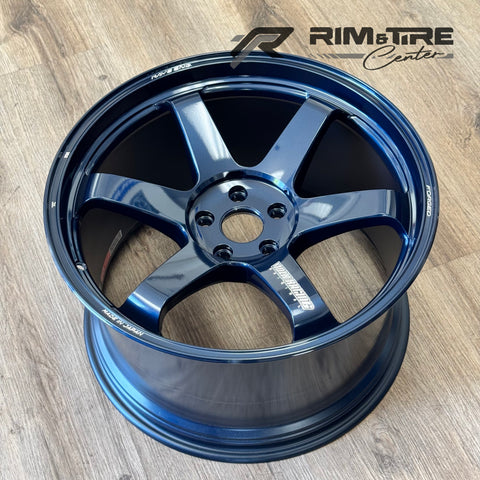 Volk TE37 Ultra M-Spec 20x9 +37/20x12 +48 5x114.3 Mag Blue (Staggered, Set of 4) WVDUAW37EDM/WVDUA848EDM