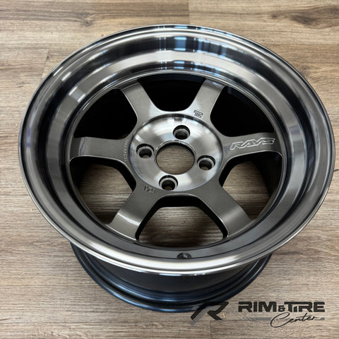 Volk Racing TE37V Pro 15x8.5 +5 4x100 Pressed Graphite (Set of 4) WVDVPE105APG