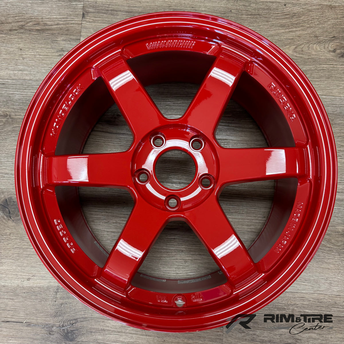 Volk Racing TE37SL 18x9.5 +38 5x120 Red (Set of 4) WVDX38WPR