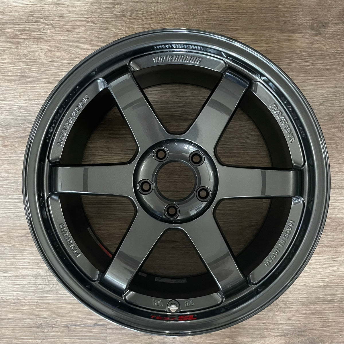 Volk Racing TE37SL 18x10 +40 5x114.3 Diamond Black (Set of 4) WVDY40EPB