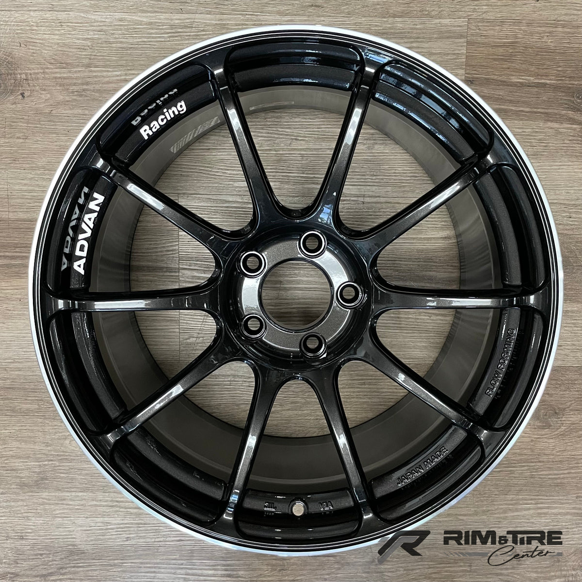 Advan RSIII 18x9.5 +45 5x100 Racing Black Gunmetallic & Ring (Set of 4) YA38J45DBGR