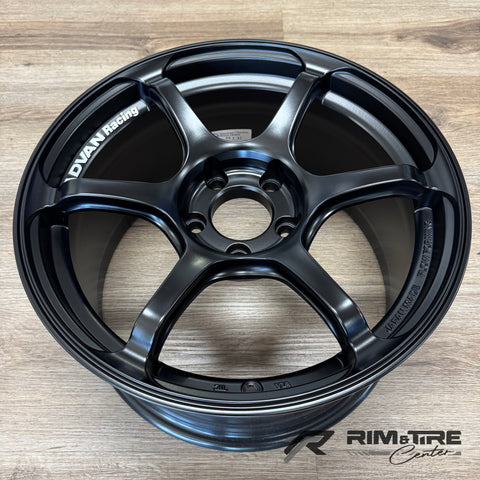 Advan Racing RG4 17x9 +45 5x114.3 Semi Gloss Black (Set of 4) YA47I45ESB