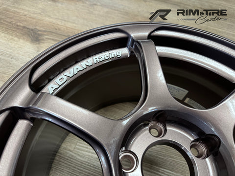 Advan Racing RG4 17x9 +45 5x114.3 Racing Copper Bronze (Set of 4) YA47I45ECB